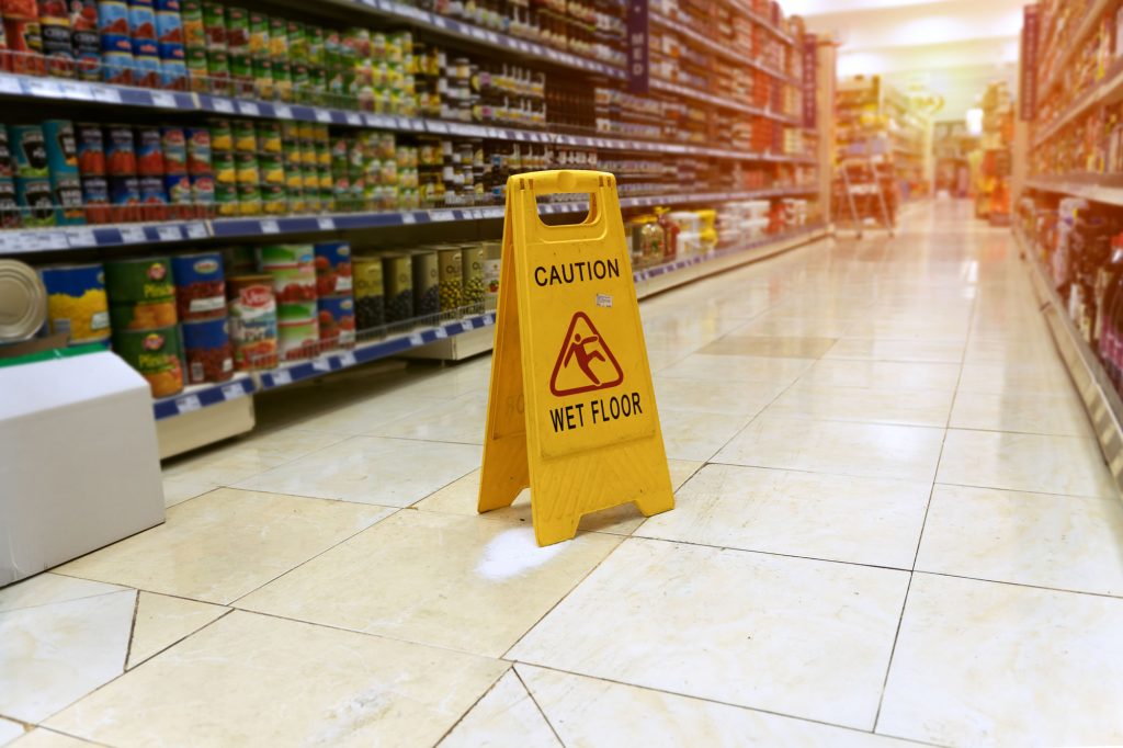 Slips, Trips & Falls in public, supermarkets, shops and shopping centres
